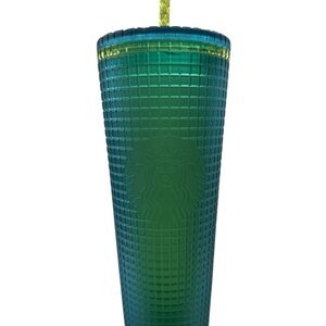 Starbucks 2021 Release Green Grid Tumbler